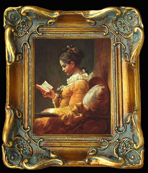 Jean-Honore Fragonard Young Girl Reading